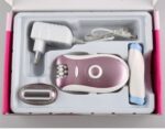 Kemei KM-2068 ماكينة إزالة الشعر للنساء 2 فى 1 - قابلة لإعادة الشحن