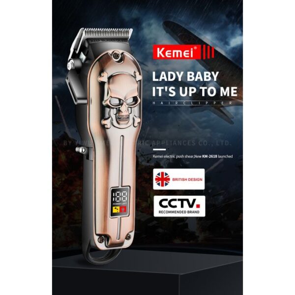 Kemei Km-2018-ماكينة كهربائية لقص الشعر