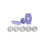 ⁦As Seen On Tv Salon Express Nail Decoration Art Stamping Kit - Purple⁩ - الصورة ⁦2⁩