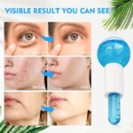 Ice Roller Facial Roller Cold Skin Massagers Crystal Glass Ball For Redness Soothing Face Wrinkle Remover - الصورة 2