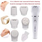 ⁦Kemei KM-2199 5 in 1 - ماكينة ازالة الشعر للسيدات 5 في 1 إزالة شعر الجسم والوجه والمناطق الحساسة مع المساج وتقشير لجلد الرجل الميت⁩ - الصورة ⁦18⁩