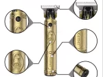 Kemei ماكينه الحلاقه الاحترافيه كيمى جسم معدنى زيرو موس km-700B - الصورة 5