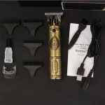 Kemei ماكينه الحلاقه الاحترافيه كيمى جسم معدنى زيرو موس km-700B - الصورة 9