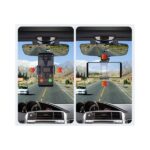 Mobile Holder For The Car Fixed On The Salon Mirror Is Compatible With All Mobiles - الصورة 2