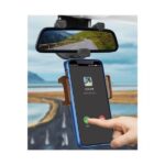 Mobile Holder For The Car Fixed On The Salon Mirror Is Compatible With All Mobiles - الصورة 3