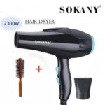⁦Sokany HS-3618 استشوار سوكاني 2300 وات لتجفيف وفرد الشعر +فرشاة خشب⁩ - الصورة ⁦6⁩
