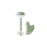 ⁦أداة جاد رولر الأصلي وجوا شا jade roller gua sha set⁩ - الصورة ⁦5⁩