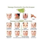 ⁦أداة جاد رولر الأصلي وجوا شا jade roller gua sha set⁩ - الصورة ⁦9⁩