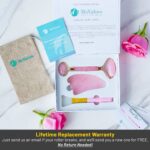 اداة جاد رولر الأصلي بحجر اليشم للعناية بالبشرة Jade Roller Stone Face Massager - الصورة 5