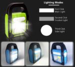 اشتري Hurry Bolt كشاف الطوارئ ليد قابل للشحن بالكهرباء والطاقة الشمسية - الصورة 6
