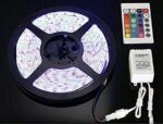 اشتري شريط ليد لاصق متعدد الألوان للديكور - بالريموت والشاحن - 5 متر 12 فولت - LED Strip With Remote Control - 5 M - 12V - 6A - الصورة 3