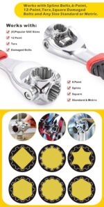 اشتري مفتاح ربط صواميل tiger wrench مفتاح تايجر رينش المدهش يونيفرسال 48 وظيفة في 1 - الصورة 3