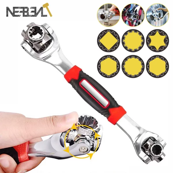 ⁦اشتري  مفتاح ربط صواميل tiger wrench مفتاح تايجر رينش المدهش يونيفرسال 48 وظيفة في 1⁩ - الصورة ⁦10⁩