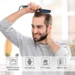 المشط الحراري للرجال لتصفيف الشعر واللحية - Enzo Beard & Hair Straightener (Black) - الصورة 7