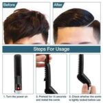 المشط الحراري للرجال لتصفيف الشعر واللحية - Enzo Beard & Hair Straightener (Black) - الصورة 8