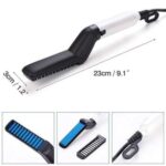 المشط الحراري للرجال لتصفيف الشعر واللحية - Enzo Beard & Hair Straightener (Black) - الصورة 9