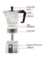 ⁦براد اسبريسو لصنع القهوة espresso maker⁩ - الصورة ⁦6⁩