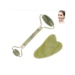 جاد رولر للوجه بالكوارتز Jade roller quartz With Protective Box for Facial Skin Care - الصورة 21