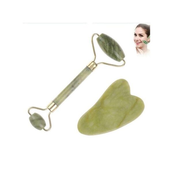 ⁦جاد رولر للوجه بالكوارتز Jade roller quartz With Protective Box for Facial Skin Care⁩ - الصورة ⁦21⁩