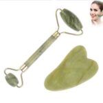 جاد رولر للوجه بالكوارتز Jade roller quartz With Protective Box for Facial Skin Care - الصورة 10