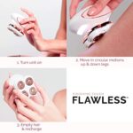 ⁦جهاز flawless لازالة شعر الجسم رباعي الرأس - Finishing Touch Flawless Legs, Portable⁩ - الصورة ⁦3⁩