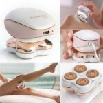 ⁦جهاز flawless لازالة شعر الجسم رباعي الرأس - Finishing Touch Flawless Legs, Portable⁩ - الصورة ⁦5⁩