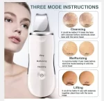 ⁦جهاز الالتراسونيك لتنظيف البشرة بعمق - Ultrasonic Skin Scrubber⁩ - الصورة ⁦4⁩