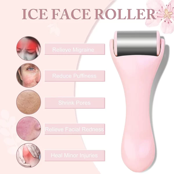 ⁦جهاز الايس رولر المعدن للوجة ولشد البشرة Ice Roller Stainless Steel For Healthier Skin⁩ - الصورة ⁦17⁩