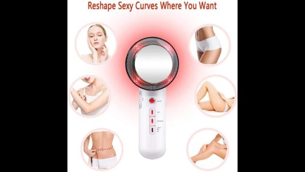 ⁦جهاز التراسونيك 3 فى 1 للعناية بالبشرة والتخسيس والتدليك Ultrasonic Cavitation Radio Frequency Beauty and Skin Care Machine with EMS⁩ - الصورة ⁦25⁩