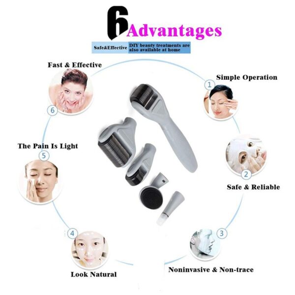 ⁦جهاز ديرما رولر للوجه والجسم 6 في 1 Derma Roller System 6 in 1⁩ - الصورة ⁦7⁩