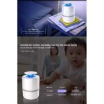 ⁦جهاز قاتل الناموس الكهربائي بمصباح يو إس بي للأشعة فوق البنفسجية - أبيض Mosquito Killer Light⁩ - الصورة ⁦10⁩