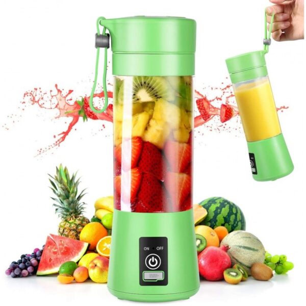 ⁦خلاط عصير محمول ببطارية قابلة للشحن - 380 مل Portable And Rechargeable Battery Juice Blender⁩ - الصورة ⁦2⁩