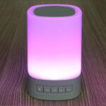 صب بلوتوث مضيء باللمس 7 ألوان - Touch speaker with light 7 colors - الصورة 4