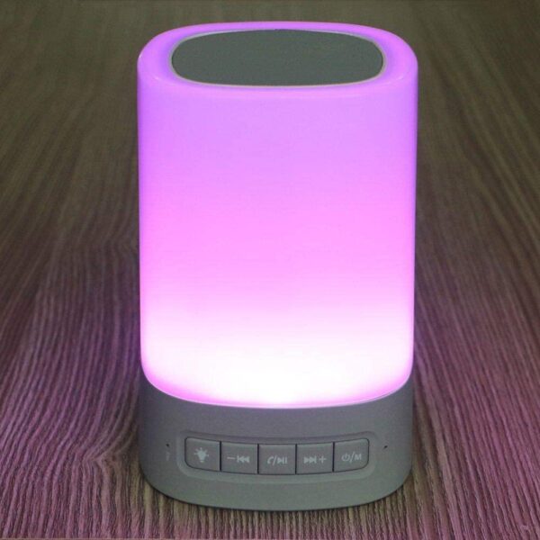 ⁦صب بلوتوث مضيء باللمس 7 ألوان - Touch speaker with light 7 colors⁩ - الصورة ⁦4⁩
