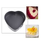 طقم صوانى كيك كلبس طلاء سيراميك دائرى وقلب ومربع Cake Mold Set - الصورة 6