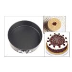 طقم صوانى كيك كلبس طلاء سيراميك دائرى وقلب ومربع Cake Mold Set - الصورة 7