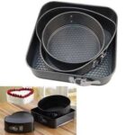 طقم صوانى كيك كلبس طلاء سيراميك دائرى وقلب ومربع Cake Mold Set - الصورة 9