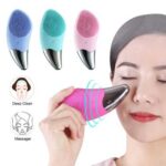 فرشاة تنظيف الوجه 2 في 1Silicone Ultrasonic Facial Cleanser Brush - الصورة 7