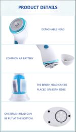 فرشاة تنظيف الوجه الكهربائية والمساج 4 في1 Facial Cleaning Brush - الصورة 27