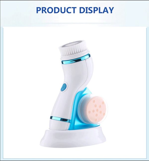 ⁦فرشاة تنظيف الوجه الكهربائية والمساج 4 في1 Facial Cleaning Brush⁩ - الصورة ⁦33⁩