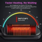 فرشاة فرد الشعر مشط الشعر الحراري راميندونج Ramindong Hair Straightener - الصورة 5