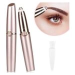 قلم ازالة شعر الحواجب بدون ألم Dsp Electric Eyebrow Hair Remover Painless Eyebrow Trimmer - الصورة 11