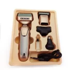 ماكينة حلاقة كيمي 1622 - Kemei KM-1622 4 In 1 Hair Clipper Shaver Rose Gold - الصورة 3