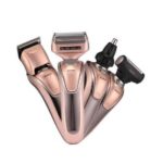 ماكينة حلاقة كيمي 1622 - Kemei KM-1622 4 In 1 Hair Clipper Shaver Rose Gold - الصورة 9