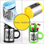 مج دوار تقليب ذاتي الإلكتروني Stainless Steel Electric Self Stirring Mug - الصورة 2
