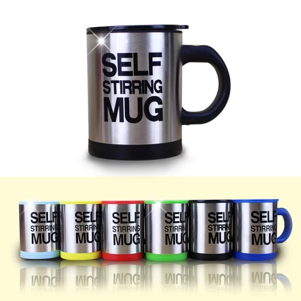 ⁦مج دوار تقليب ذاتي الإلكتروني Stainless Steel Electric Self Stirring Mug⁩ - الصورة ⁦13⁩