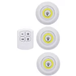 ⁦مجموعة مصابيح LED بجهاز تحكم عن بعد من 3 قطع LED Light With Remote Control Set Of 3⁩ - الصورة ⁦12⁩