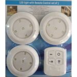 ⁦مجموعة مصابيح LED بجهاز تحكم عن بعد من 3 قطع LED Light With Remote Control Set Of 3⁩ - الصورة ⁦8⁩