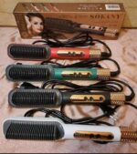 مشط الشعر الحراري سوكاني 950 فهرنهايت فرشة لفرد الشعر Sokany SK-1008 - الصورة 10