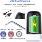 مضخة زجاجات بالبطارية USB electronic water pump - الصورة 4